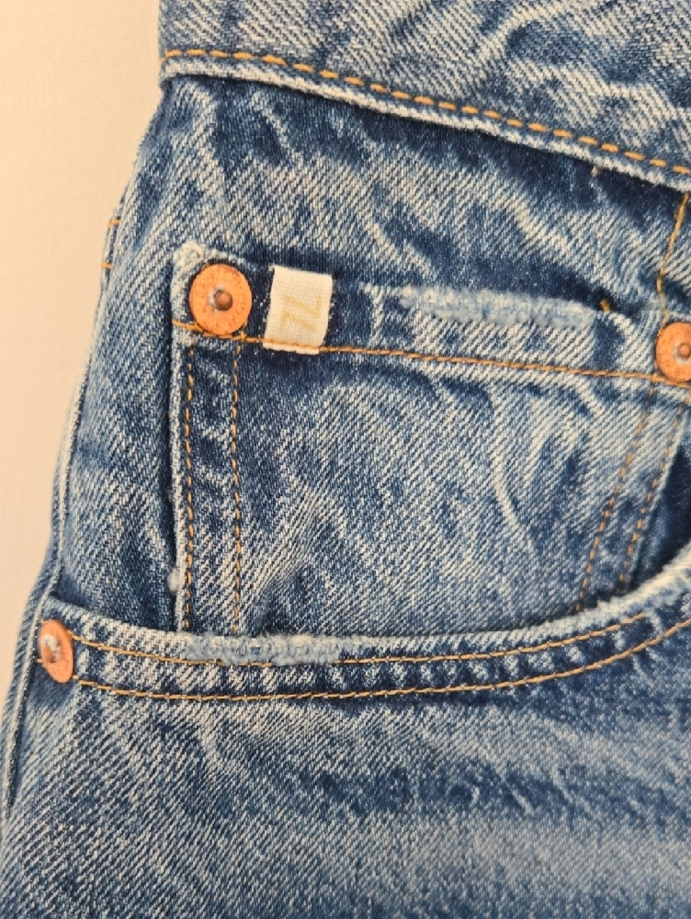 American Eagle AE77 Stovepipe wide leg jeans normcore quiet luxury size 12 - Picture 3 of 8